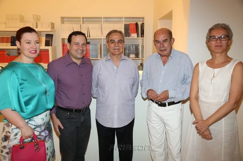 Aline e Igor Barroso, Max Perlingeiro, Antonio Dias e Paola Chaieregato