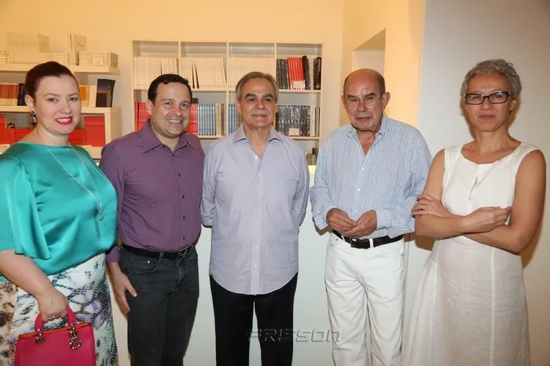 Aline e Igor Barroso, Max Perlingeiro, Antonio Dias e Paola Chaieregato
