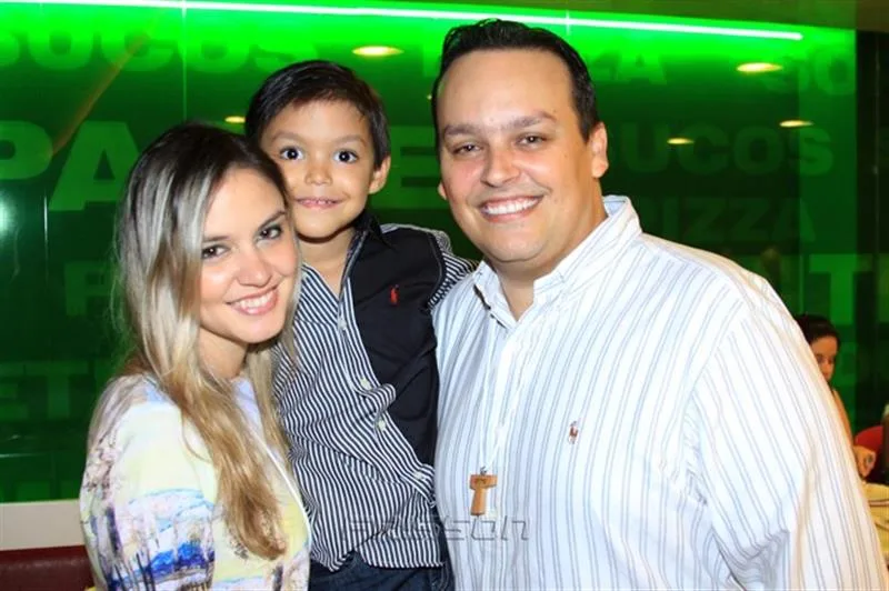 Ana Gabriela, João Miguel e Charlles Rodrigo