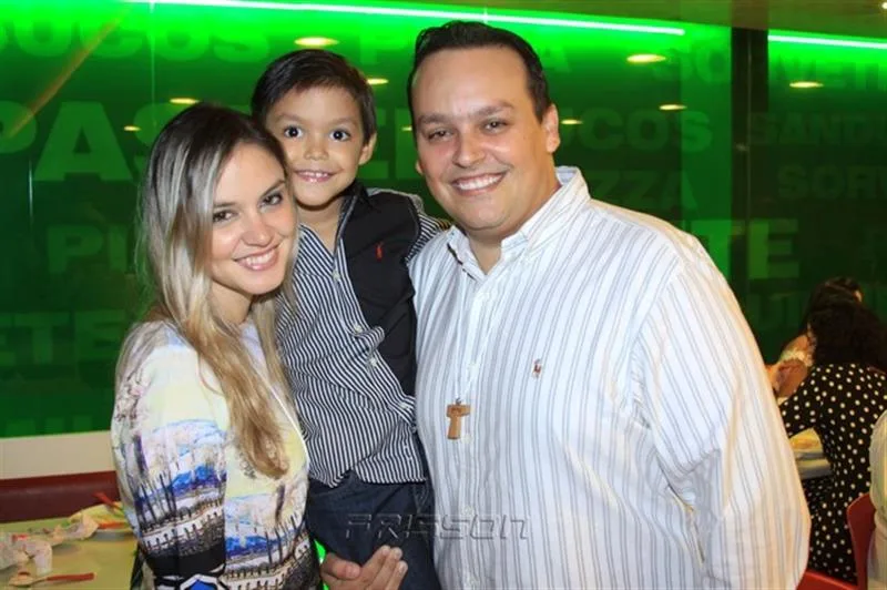 Ana Gabriela, João Miguel e Charlles Rodrigo