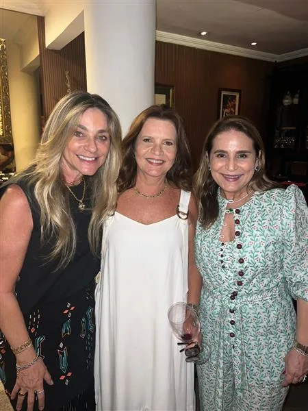 Célia Magalhães, Geni Correia Lima e Patrícia Macedo