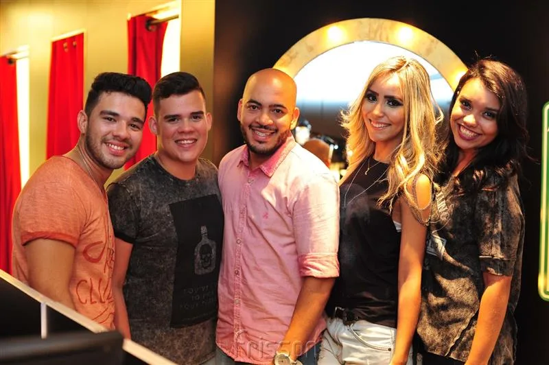 Aldalho Romeu, Roberto Igor, Neylor Brito, Andresa de Paula e Paula Braga