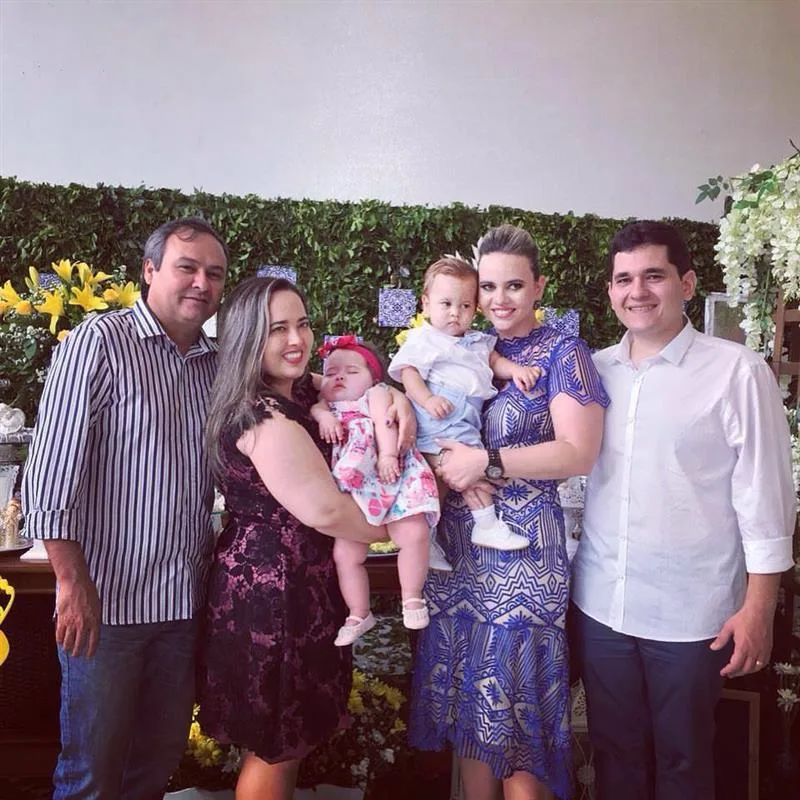 Waufranio Coutinho, Lyna Mota e Thays, Antônio Alaor, Lívia e Audic Mota