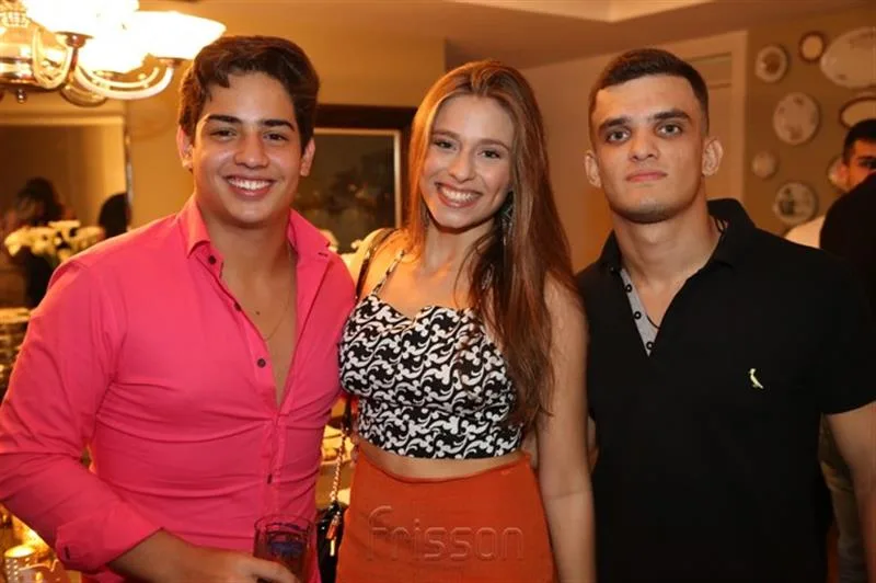 Felipe Pinto, Monaliza Gurjão e Lucas Benevides