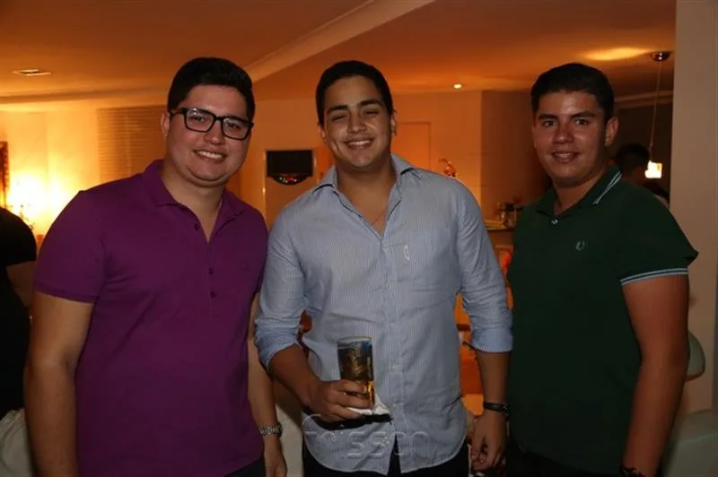 Gustavo Oliveira, Rafael Pinto e Mauro Gomes