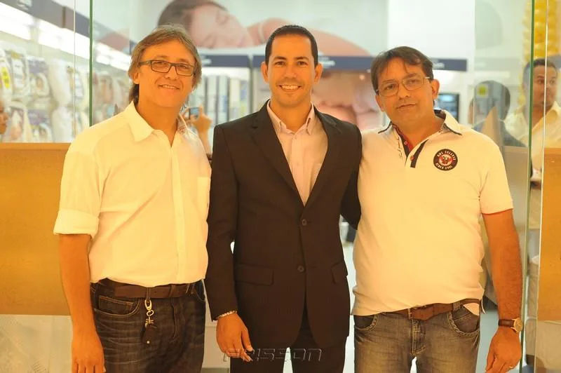 Delson Almeida, Rogério Amorim e Dennis Almeida