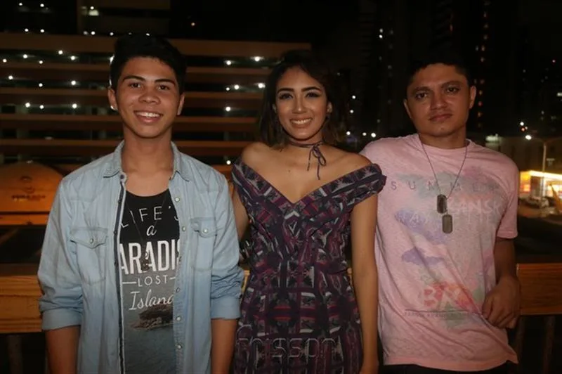 Felipe Santos, Mary Andrade e Thiago Ferreira