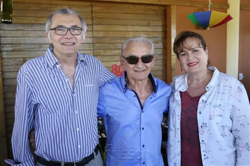 Alberto, Isidorio e Isabel Siqueira