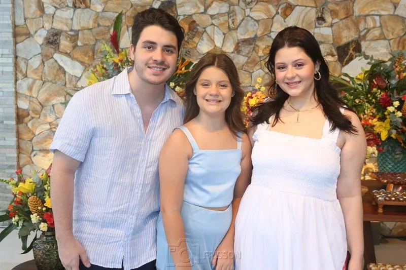 Bruno, Leticia e Vitoria Lima