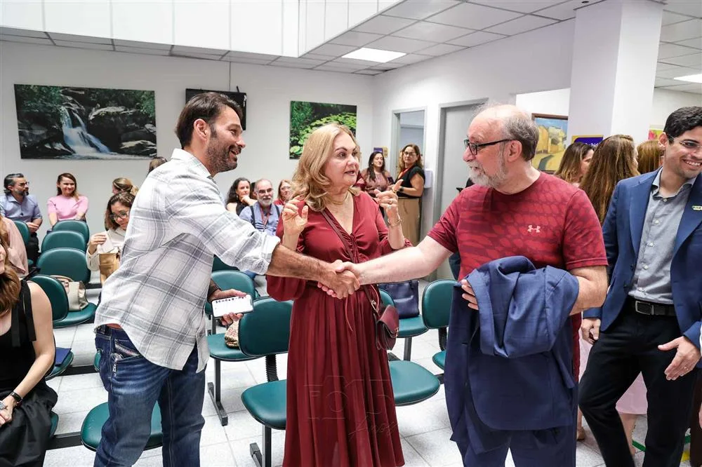 Claudio Filho, Lenise Queiroz e Miguel Nicolelis