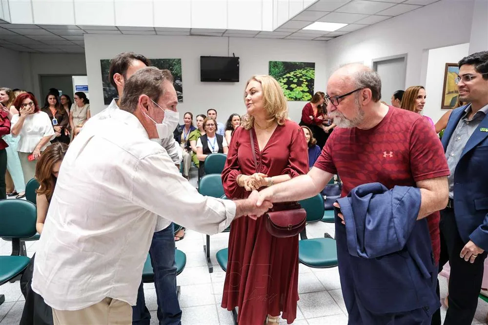 Claudio, Lenise Rocha e Miguel Nicolelis