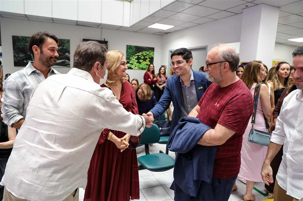 Claudio, Lenise Rocha, Tiago Guimaraes e Miguel Nicolelis