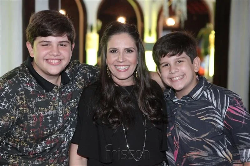 Alexandre, Fabiola e Luis Eduardo Rocha