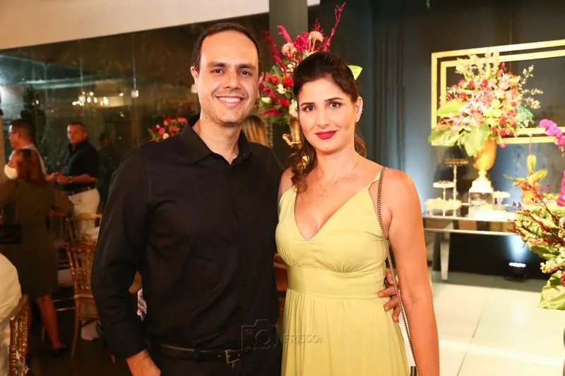 Alexandre Daher e Layla Oliveira