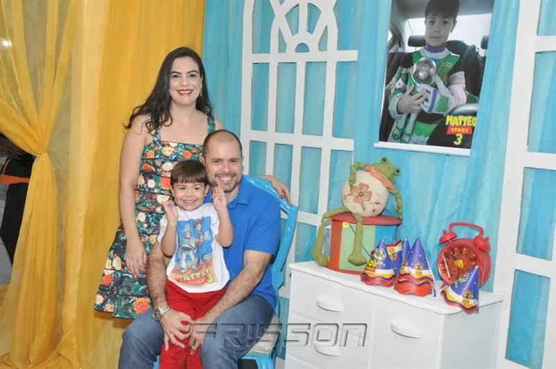 Sarah Negrão, Matteo e Erick Leal