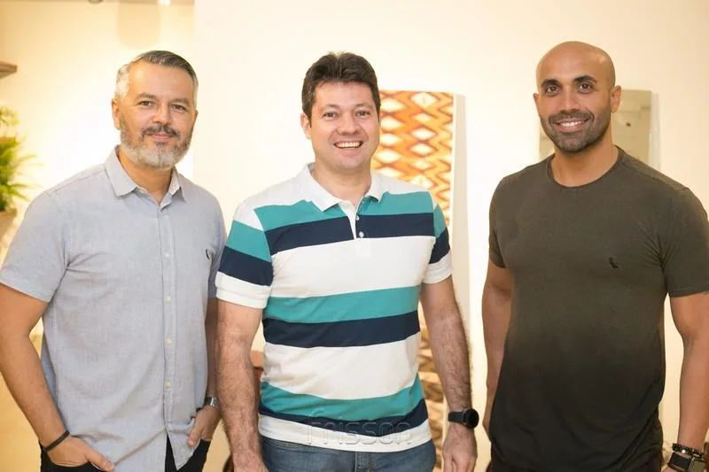 Eugênio Mendonça, Flamarion Ximenes e Hugo Quinderé