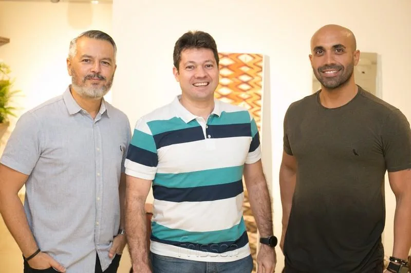 Eugênio Mendonça, Flamarion Ximenes e Hugo Quinderé