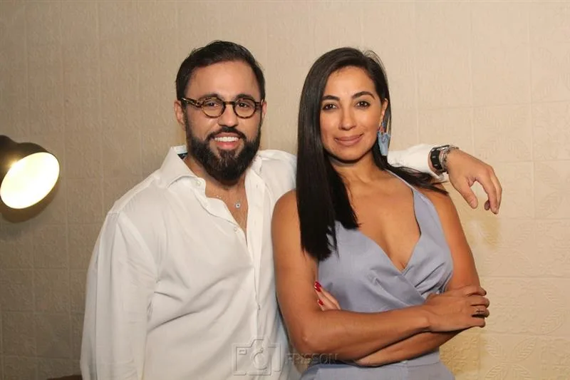 Cícero Marx e Roberta Banqueri