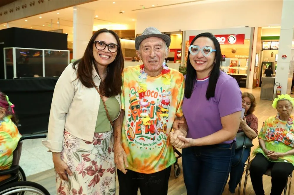 Ana Carla, Antônio Leal e Eunice Luna