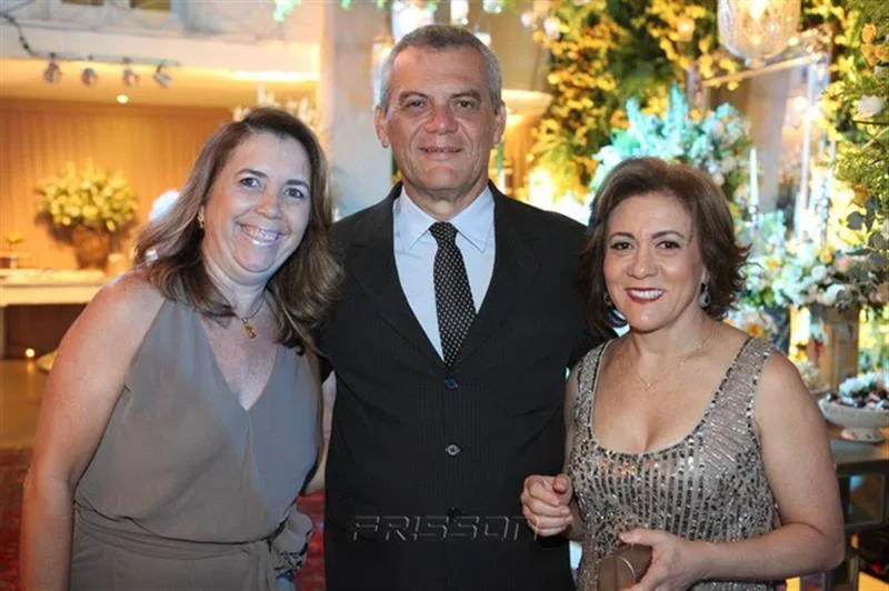 Ana Fernanda, João Carlos Marinho e Ana Lúcia Campos