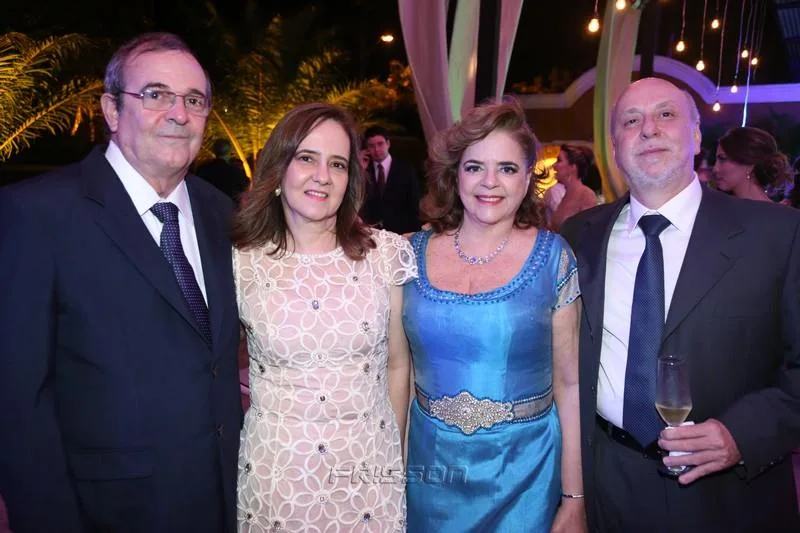 Adelino e Márcia Pinheiro, Roseane e João Medeiros