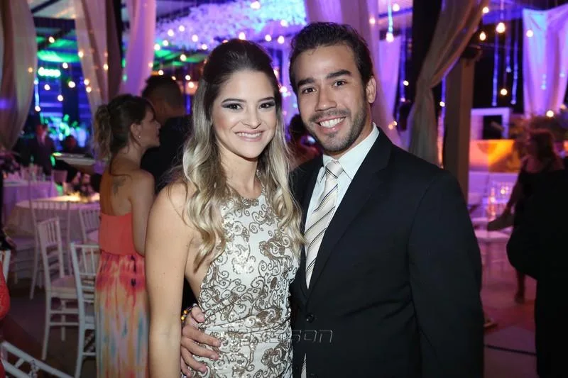 Caroline Alencar e Rafael Studart