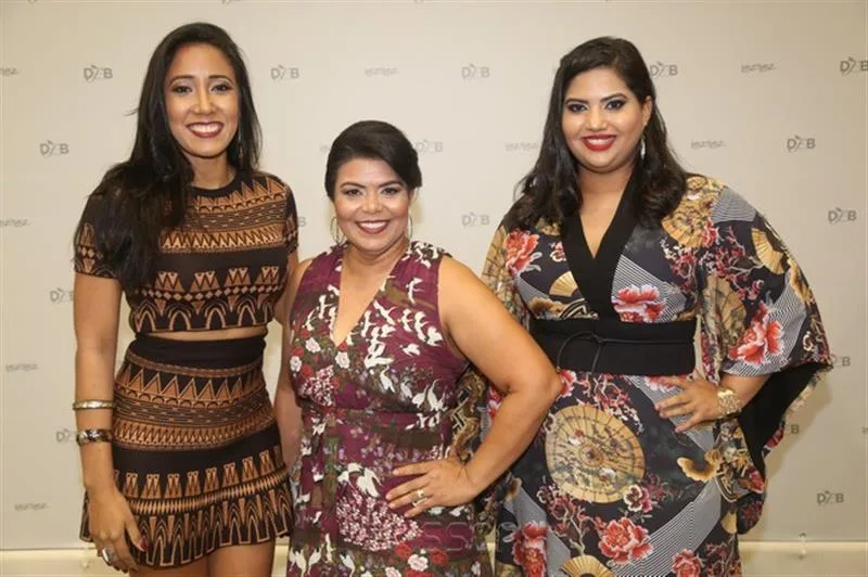 Camila Ribeiro, Rosalina Melo e Mariane Cristina