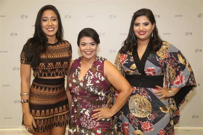 Camila Ribeiro, Rosalina Melo e Mariane Cristina
