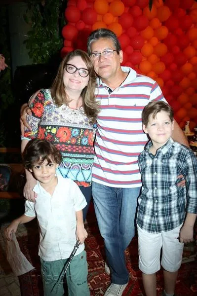 Alexandre, Tamara, Jorge e Guilherme Maia