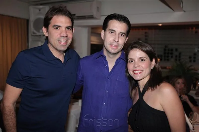 Rodrigo de Castro, Clovis Neto e Erica de Castro