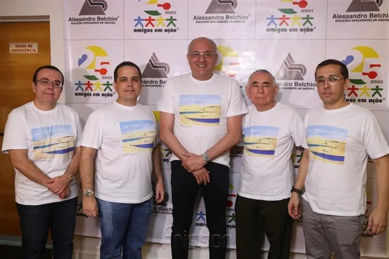 Alessandro, Germano Belchior, Rodrigues Júnior, Walter e Delano Belchior