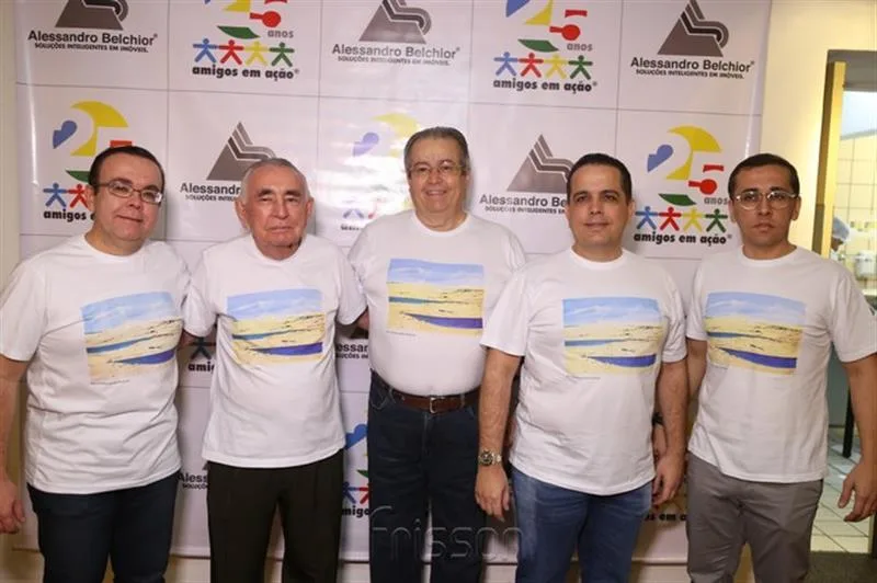 Alessandro, Walter Belchior, Meton Vasconcelos, Germano e Delano Belchior