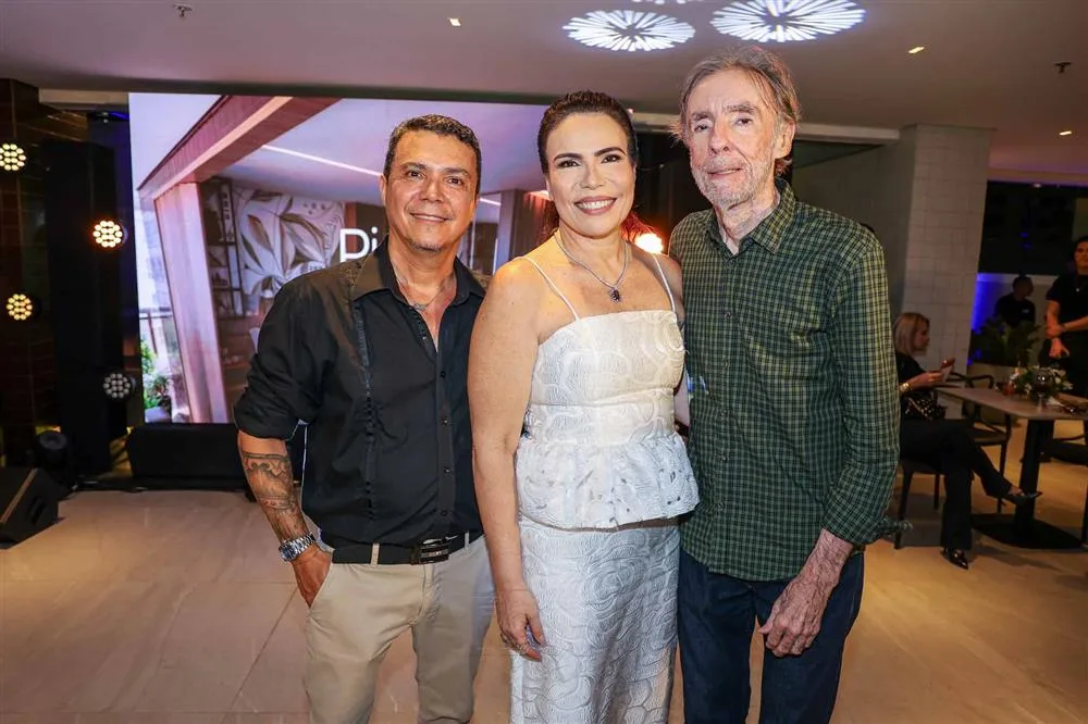 Abner, Andrea Rios e Alexandre Montenegro