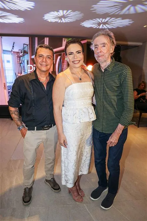 Abner, Andrea Rios e Alexandre Montenegro