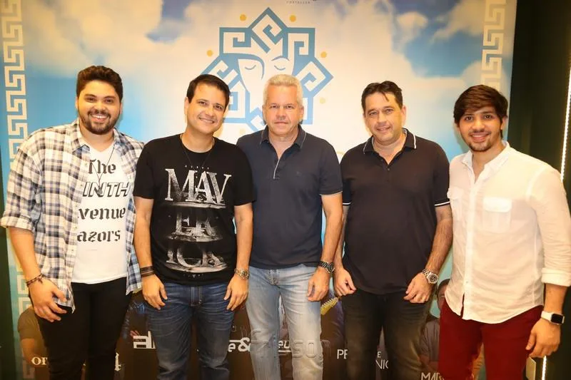 Benício Neto, Celso Luis, Bira Borges, André Camurça e Pedro Araújo