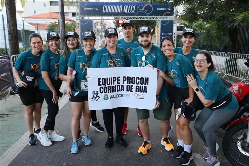 Setores da Alece se mobilizaram e animaram ainda mais a Corrida dos 190 anos - Foto: Junior Pio.