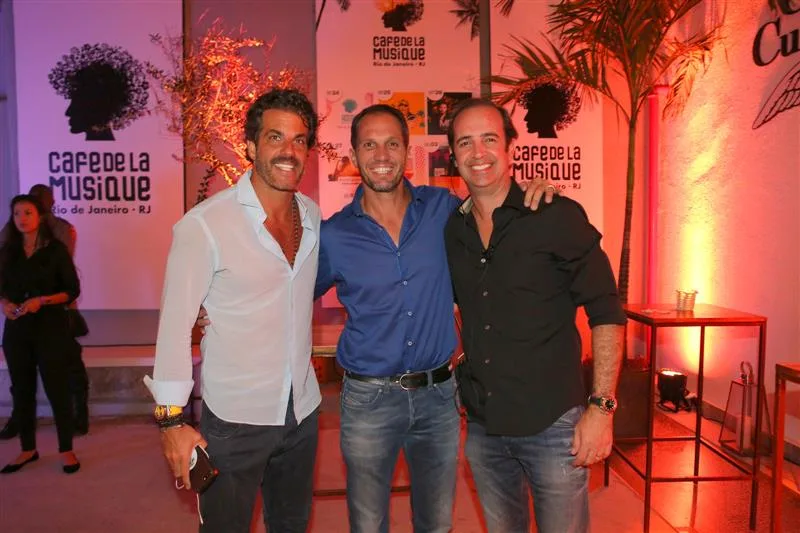 Alvaro Garnero, Gustavo Spinelli e Andre Beck