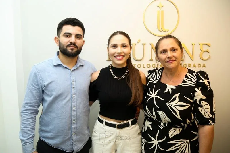 George Gaspar, Andressa Herlan e Edna Herlan