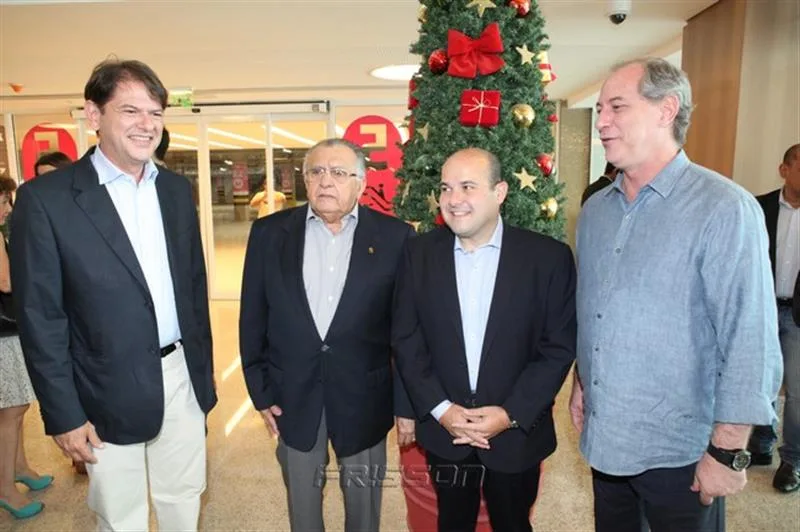 Cid Gomes, João Carlos Paes Mendonça, Roberto Cláudio e Ciro Gomes