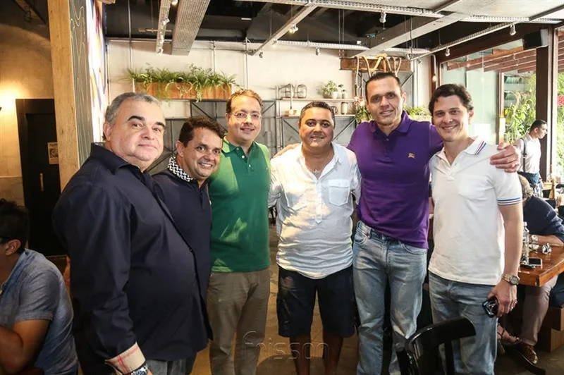 Marcos Brasil, Germano Albuquerque, Rodrigo Barroso, Giarlei, Eduardo Diogo e Eugenio Porto
