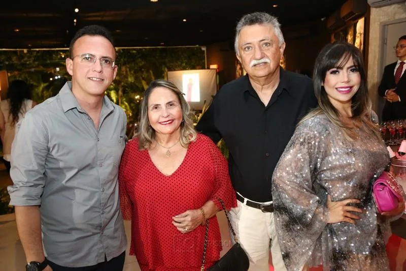 Celso, Luciene, Egídio e Thalita Pelúcio