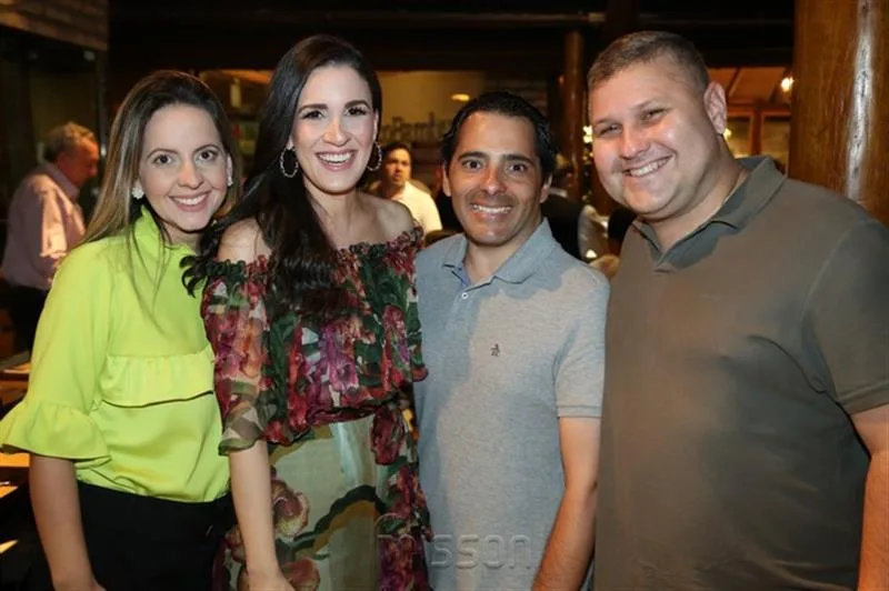 Aline Felix, Giuliana Botelho, Athila Fernandes e Carlos Henrique Felix