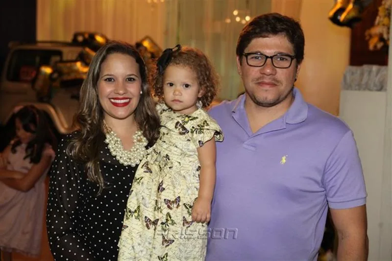 Carmen, Alice e Alfeu Castro
