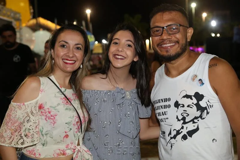 Ana Carla Braga, Ana Caroline e Joaquim Sotero