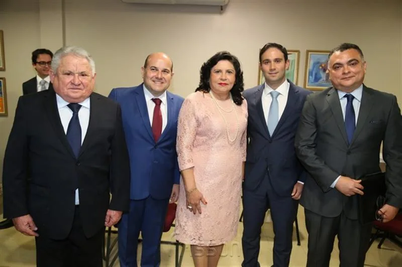 Haroldo Marques, Roberto Claudio, Nailde Pinheiro, Tiago Asfor e Roberto Viana