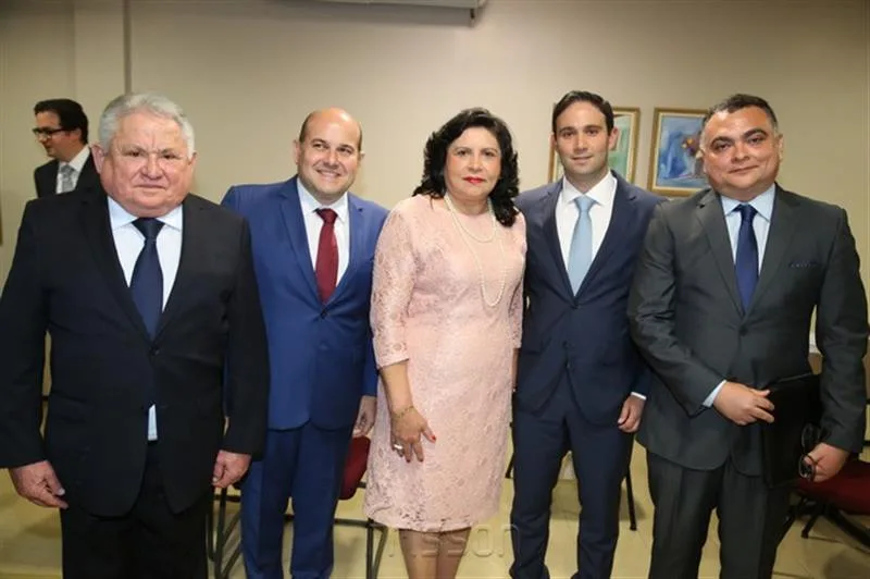Haroldo Marques, Roberto Claudio, Nailde Pinheiro, Tiago Asfor e Roberto Viana