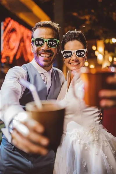 Andressa Menezes e Rafael Studart