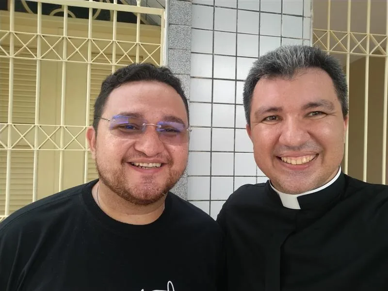 Registros da visita e primeiras Missas de Padre Vanderlúcio Souza, em Morrinhos.