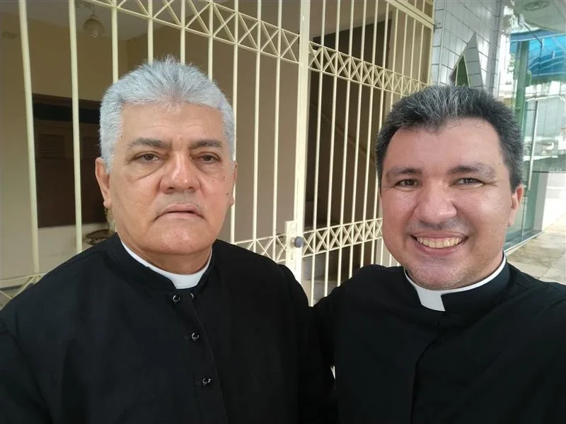 Registros da visita e primeiras Missas de Padre Vanderlúcio Souza, em Morrinhos.