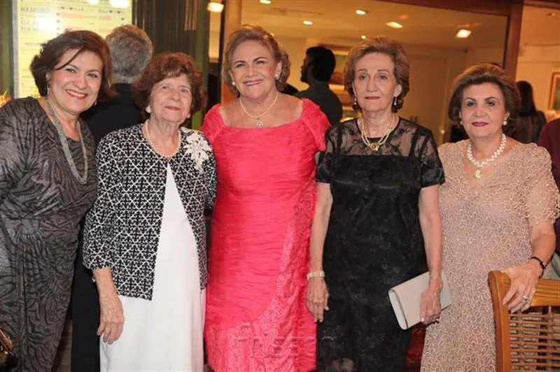 Claudia Mascarenhas, Elita Teixeira, Tereza Camara, Ana Maria Accyole e Ester Castro